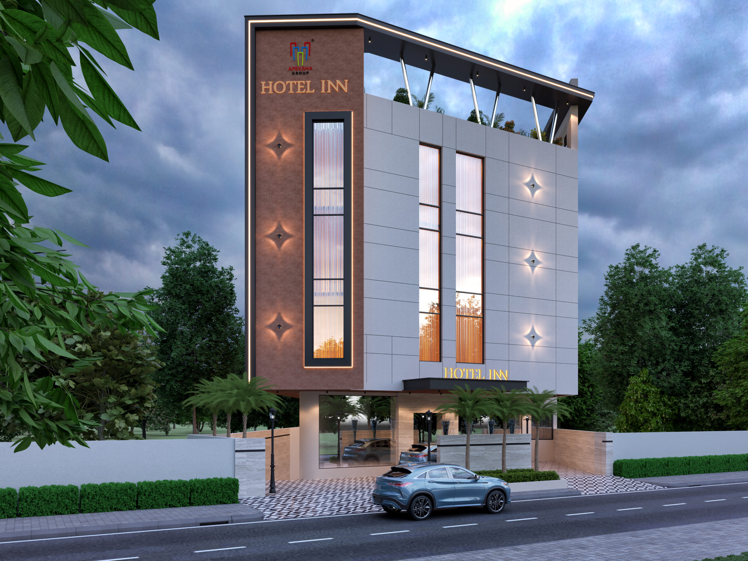Apeksha group hotel in Reengus Apeksha INN